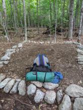 Campsite at Slide Brook