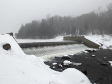 Dam on Ausable Lake