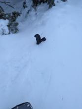 Snow depth on Sawteeth