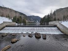 Dam on Ausable Lake