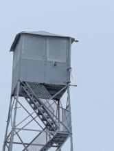 Frozen cab on Mt. Arab