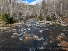 East Branch Ausable River by Dam