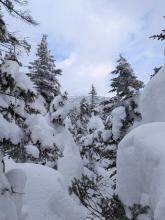 View on way up Marcy