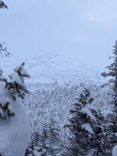 View on way up Marcy