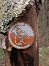 Trail marker on the way to Porter