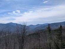 View on way up Blueberry