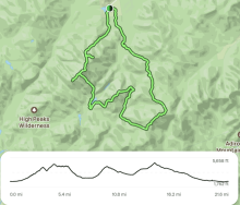 Picture of a hike of the McIntyre range and Mt. Colden from AllTrails